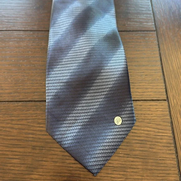 Vintage Gianni Versace Blue Silk Tie